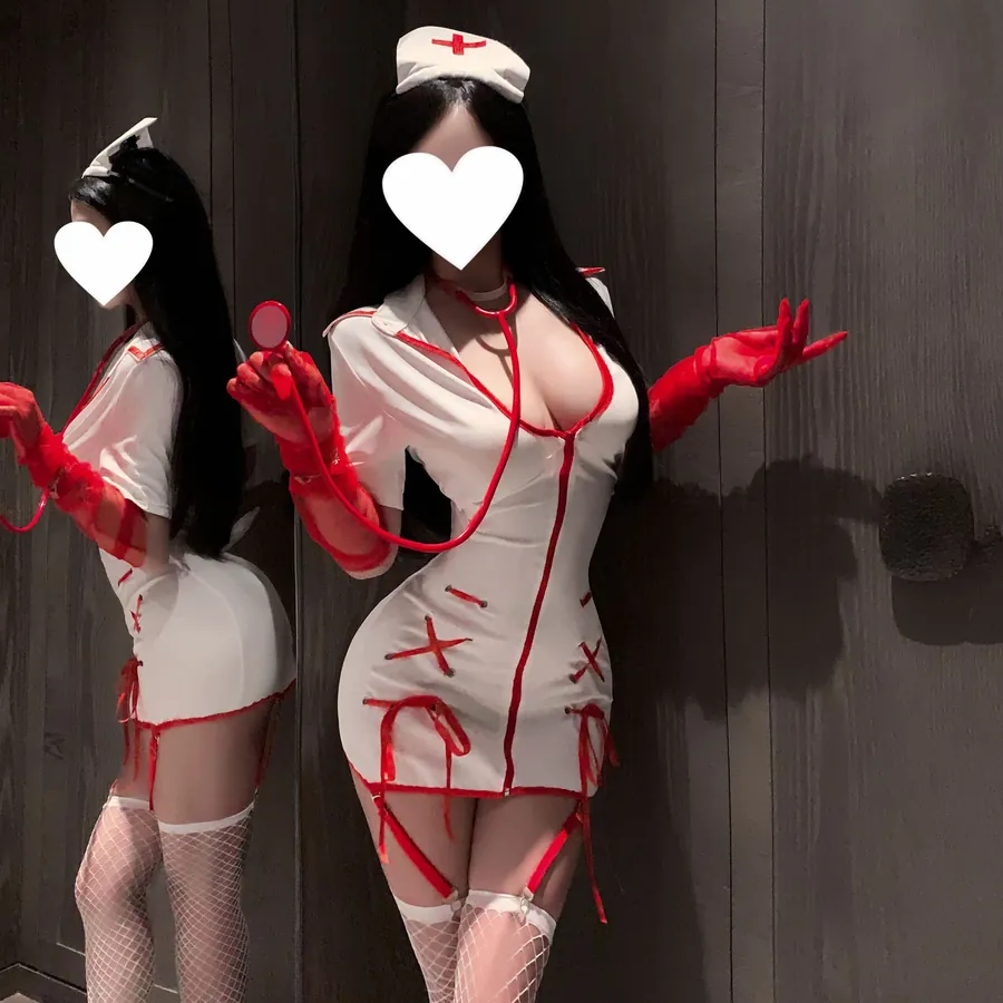 White Nurse Roleplay Costume