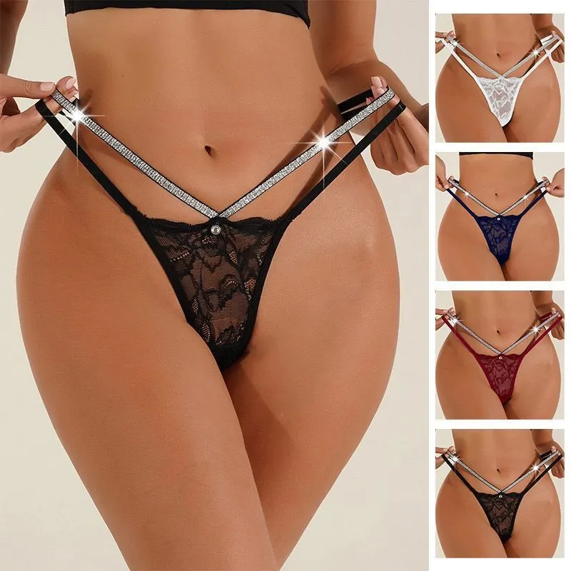 Low-Rise Lace Thong
