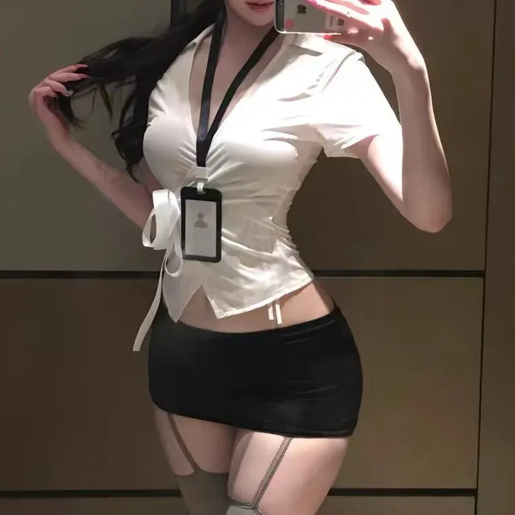 Secretary Roleplay Bodycon Dress Set