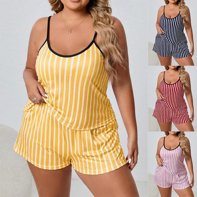 Cami and Shorts Plus Size Pajama Set
