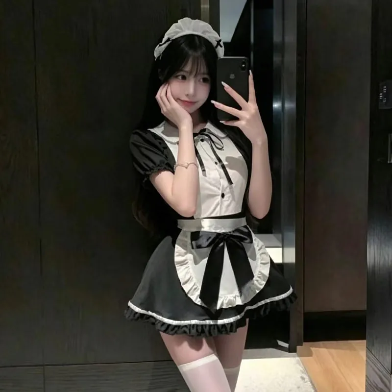 Black and White Maid Costume Set