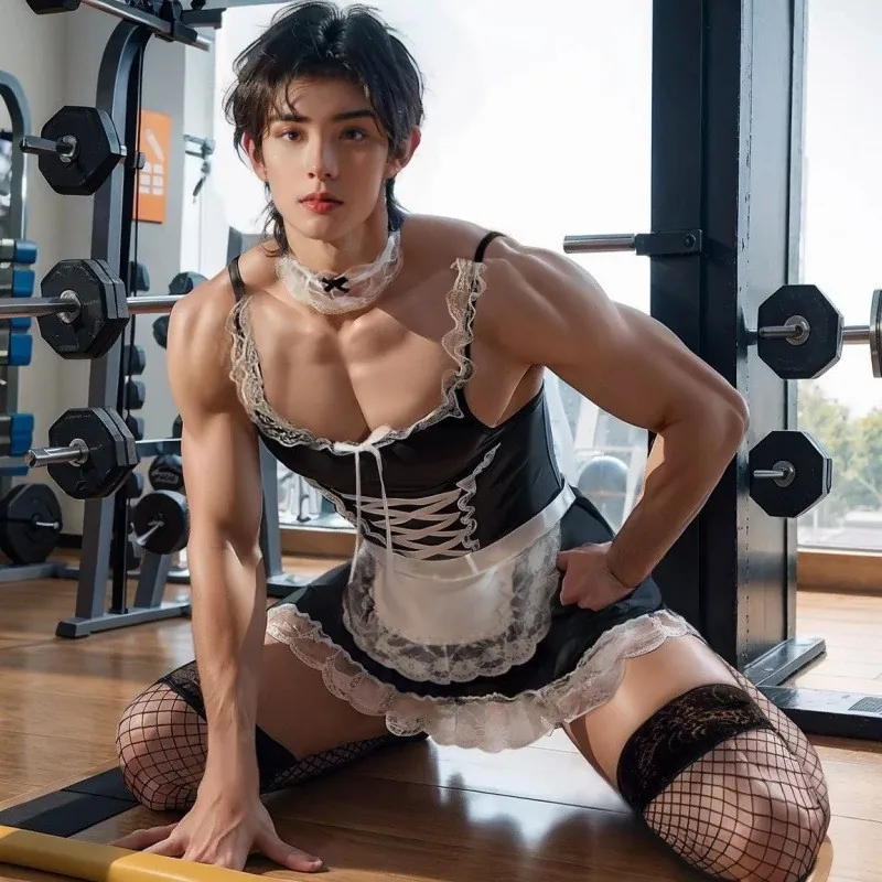 Men's Sheer Bodysuit Costume