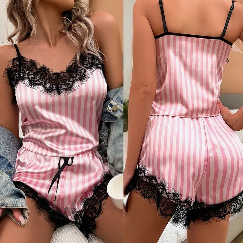 Plus-Size Sheer Strappy Nightdress