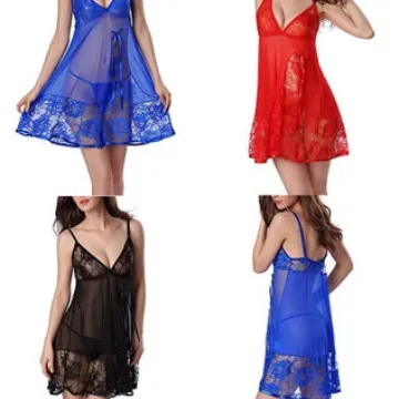 Sheer Lace Cami Nightdress