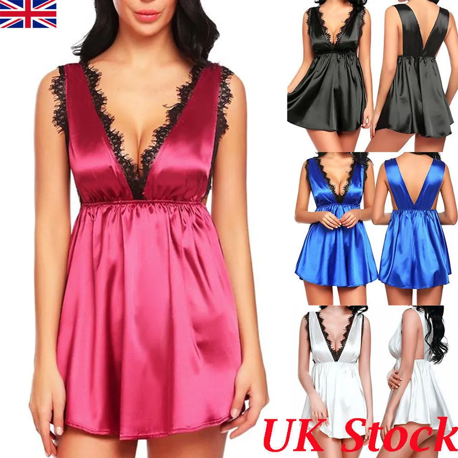 Lace Trim Cami Nightdress