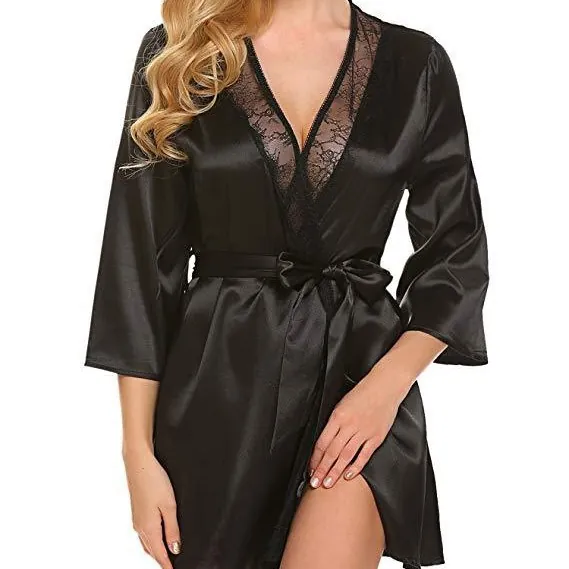 Lace-Up Plus Size Nightdress