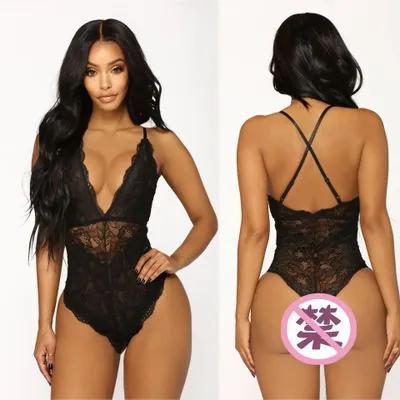 Black Strappy Bodysuit