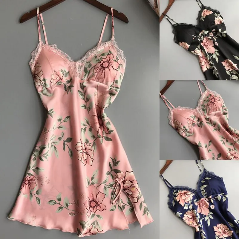 Printed Cami Slip Dress