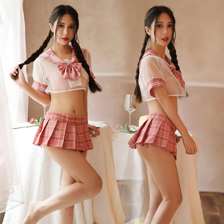 Plaid Student Costume Set