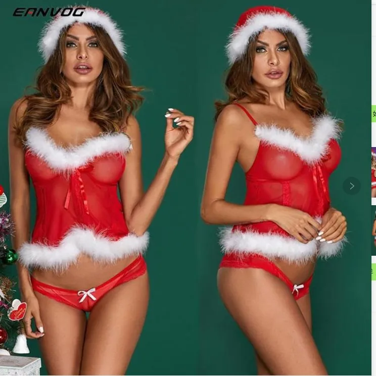 Christmas Cami Dress Costume Set
