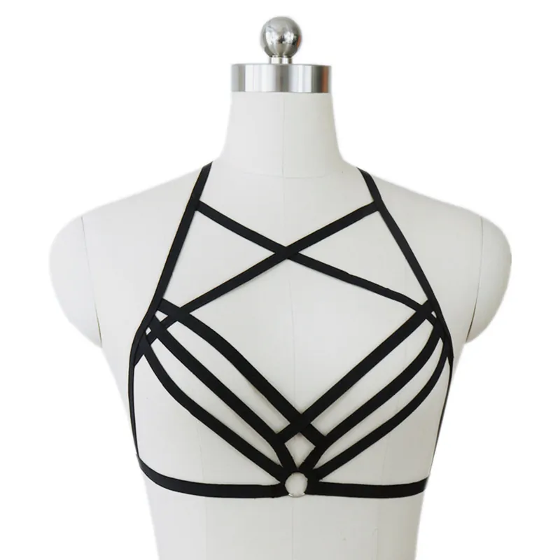 Lace Lingerie Set with Sheer Mesh Panels