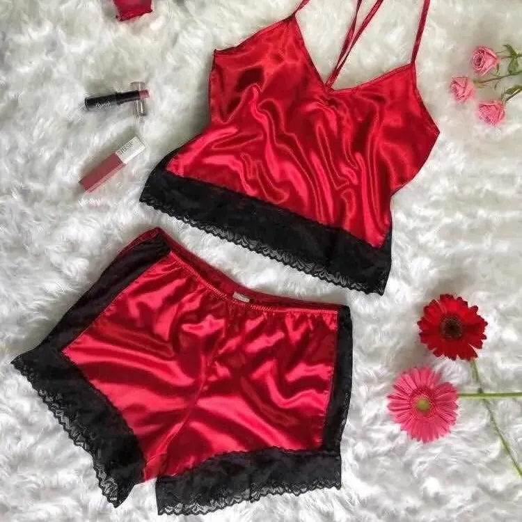 Lace Cami and Brief Set