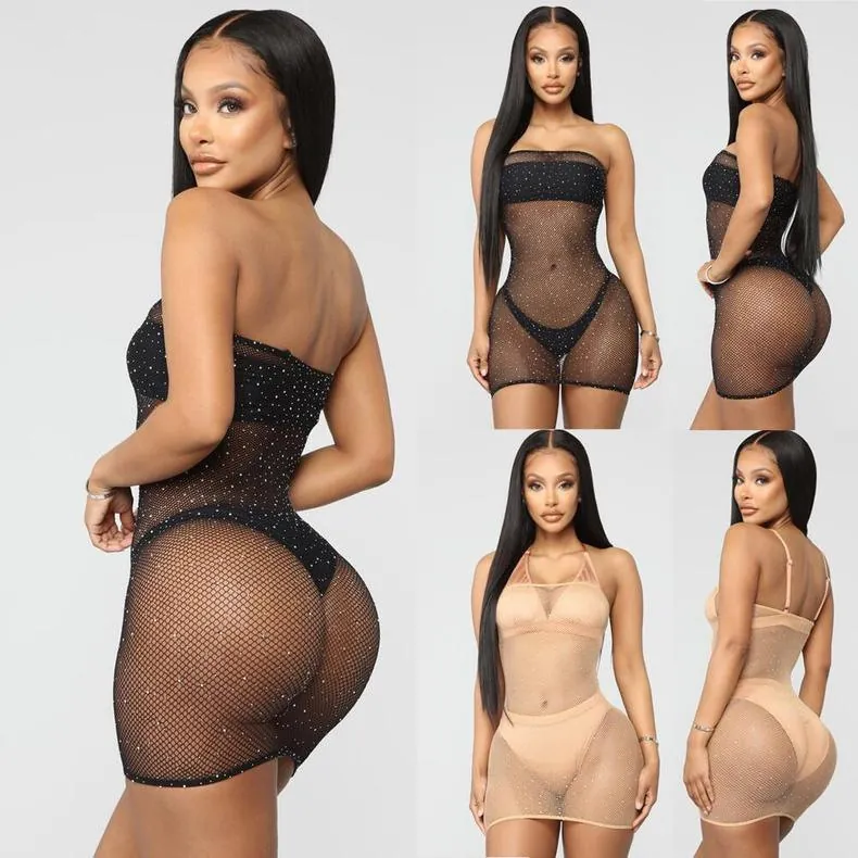 Sheer Mesh Bodycon Dress