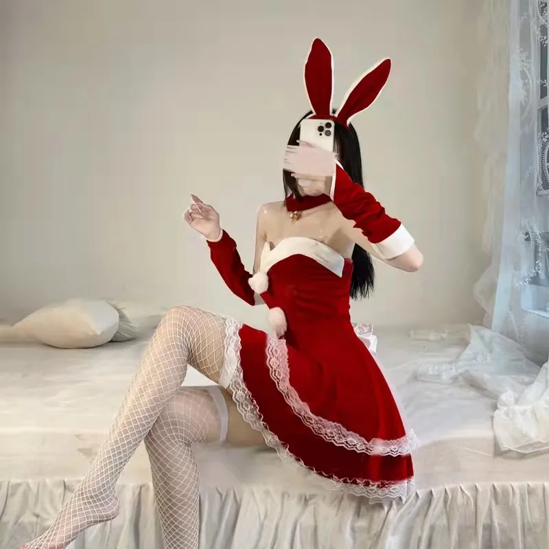 Christmas Maid Roleplay Costume Set