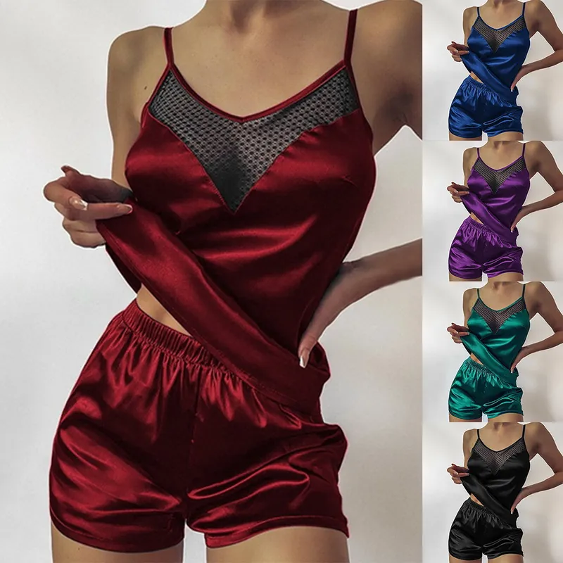 Two-Piece Lace-Trim Lingerie Set