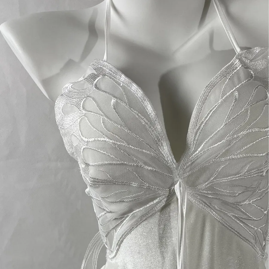 Bow Mesh Cami Nightdress