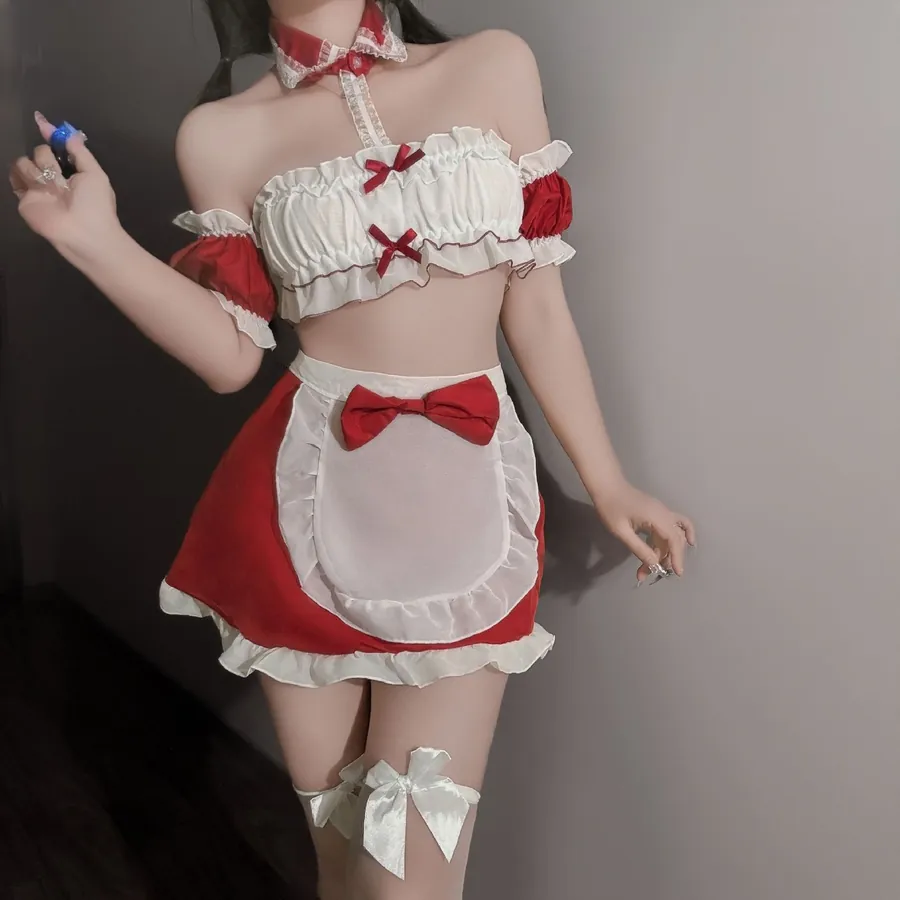 New Year Maid Roleplay Costume Set