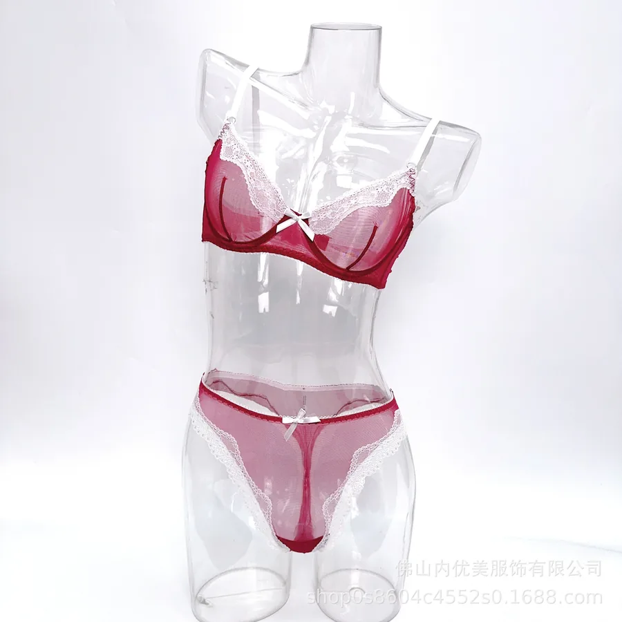 Set reggiseno francese e slip in pizzo