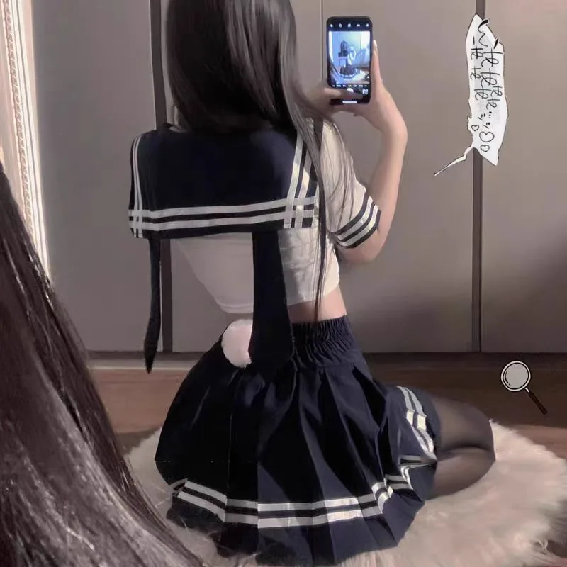 Japanisches Schulmädchen-JK-Rollenspiel-Kostüm