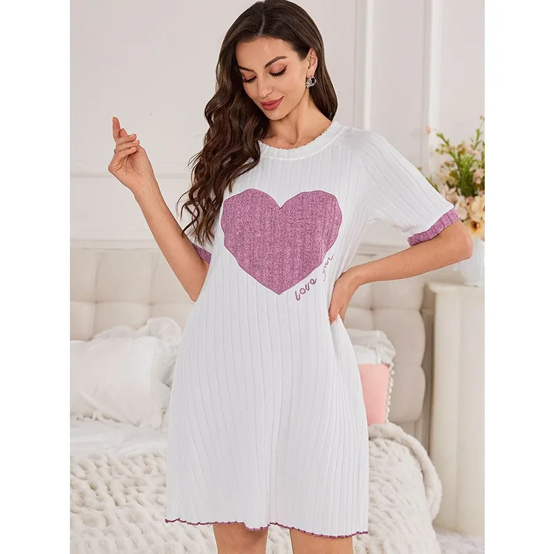 Pyjama set met hartprint
