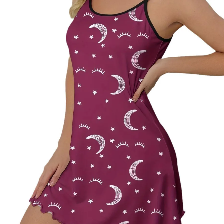 Pyjama-Set mit Trägertop und Shorts mit Herzmuster
