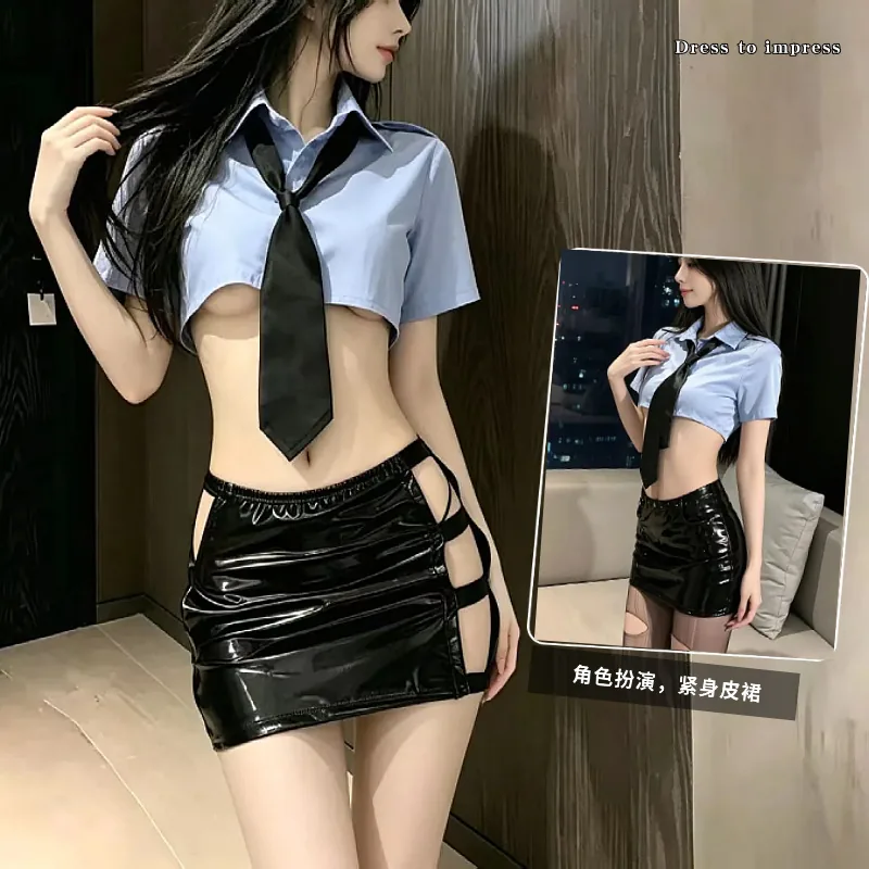 Conjunto de Fantasia de Roleplay de Policial