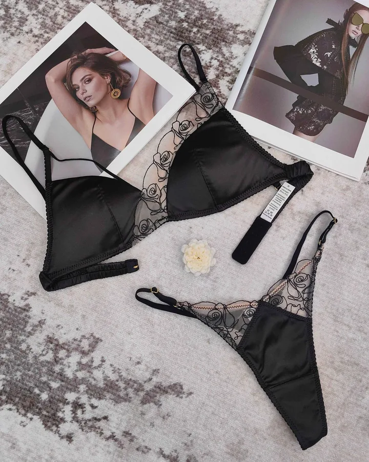 Black with thong