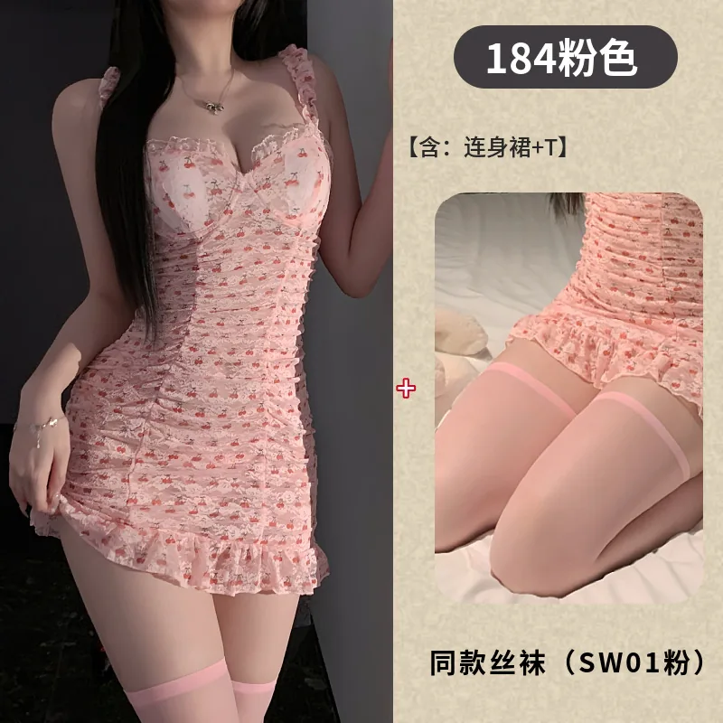 Pink with stockings