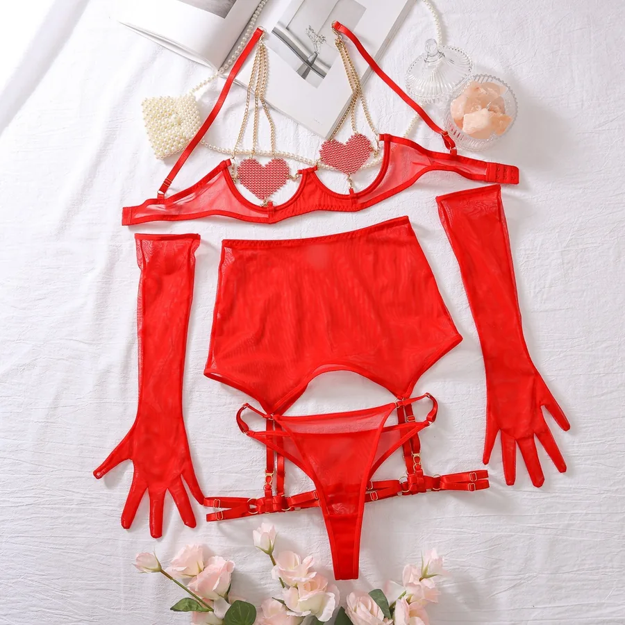 Set body in rete con catena a cuore