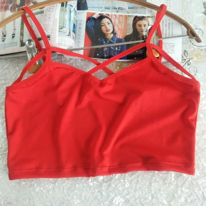 Bralette sportive dos croisé