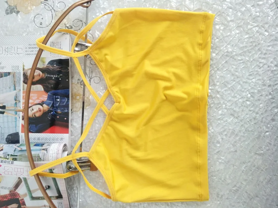 Bralette sportive dos croisé
