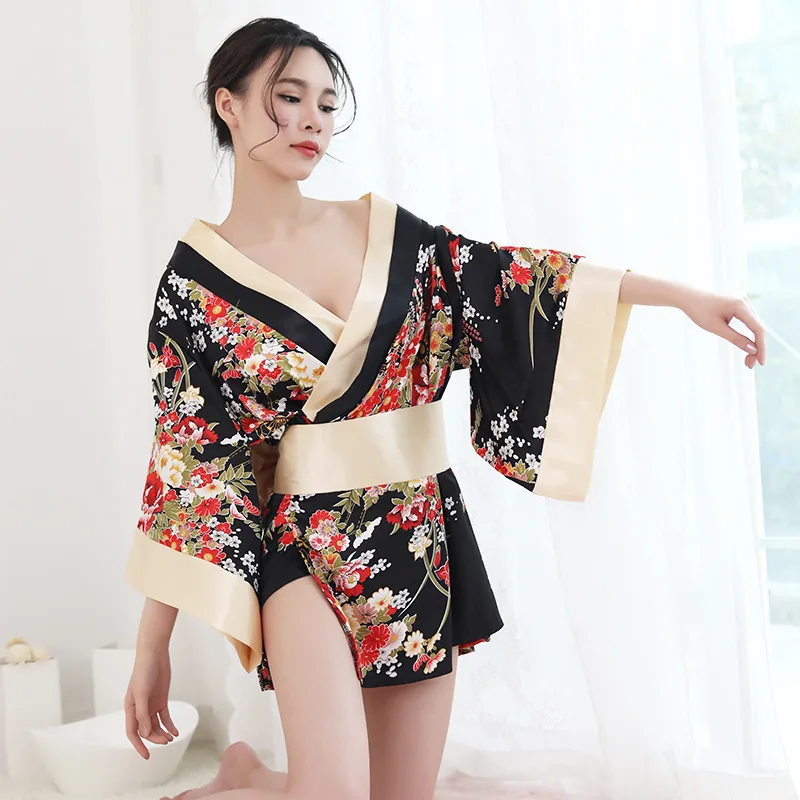 Disfraz de rol de kimono japonés