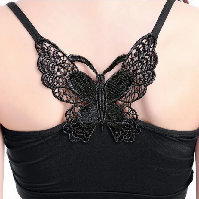 Top a fascia in pizzo con fiocco