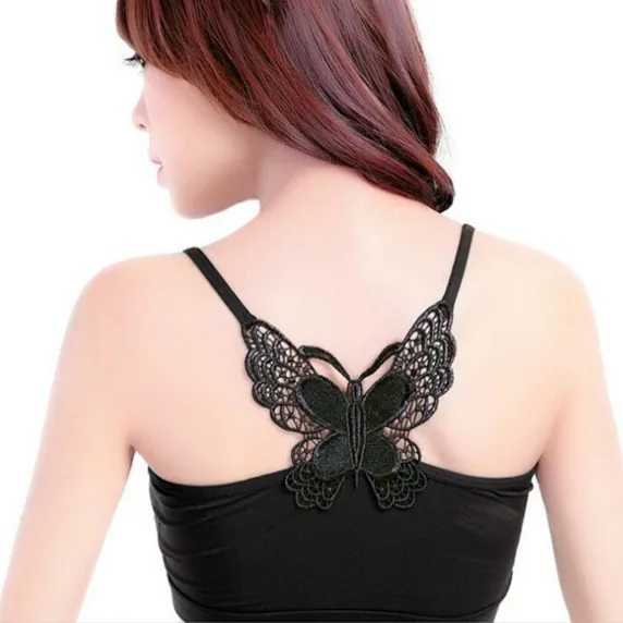 Top a fascia in pizzo con fiocco