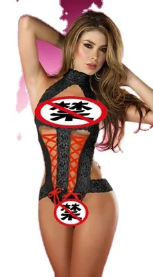 Koronkowe body z paskami