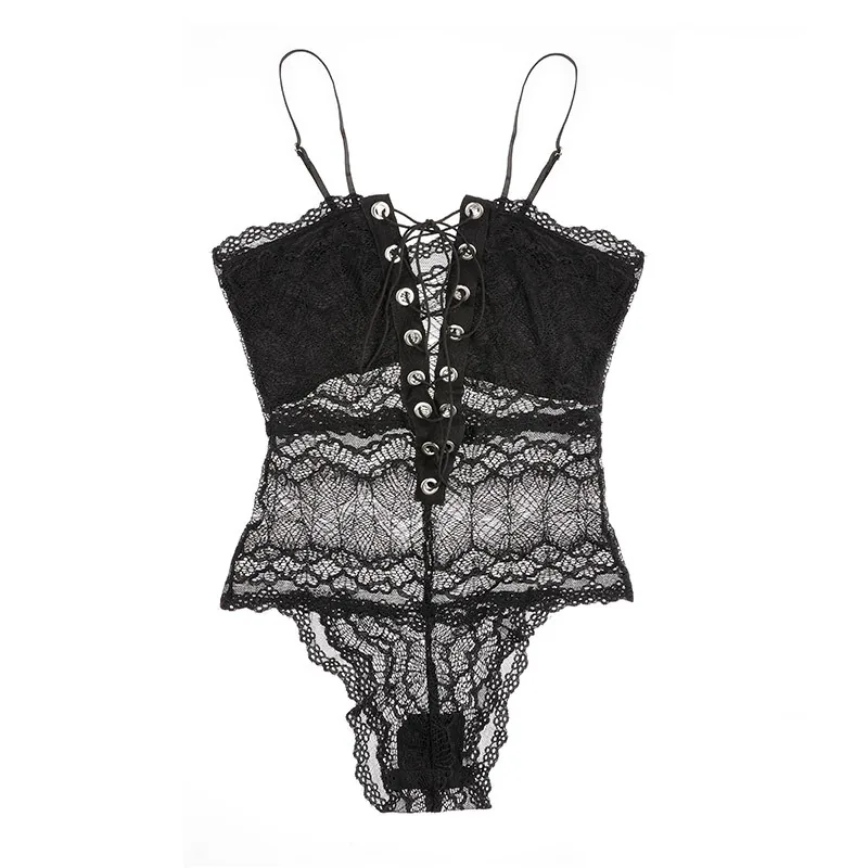 Body Camisola com Detalhe em Renda e Colete Curto