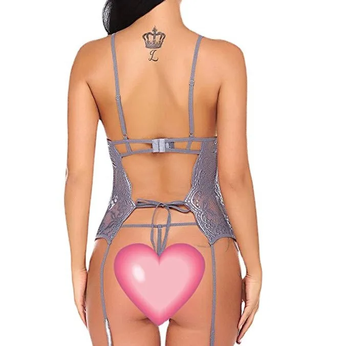 Kamizelka wyszczuplająca crop top na ramiączkach z koronki i siateczki