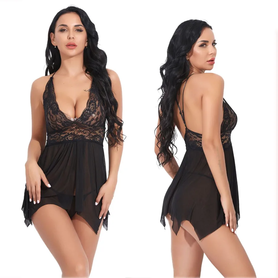 Camisola de Dormir em Malha com Alças