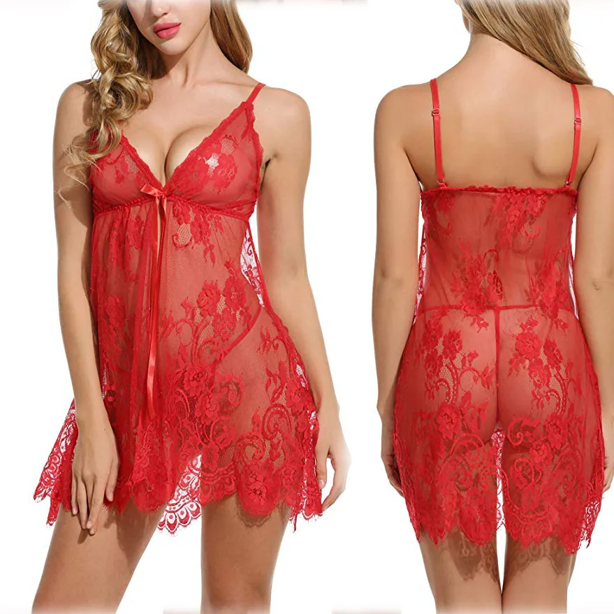 Set sottoveste in pizzo eyelash