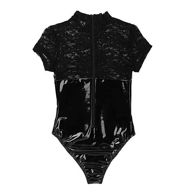Body in Rete con Tagli e Pelle Brezza