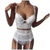 BH-Tanga-Camisole-Set mit Spitzenbesatz