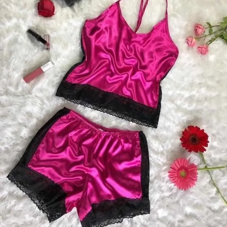 Ensemble caraco et culotte en dentelle