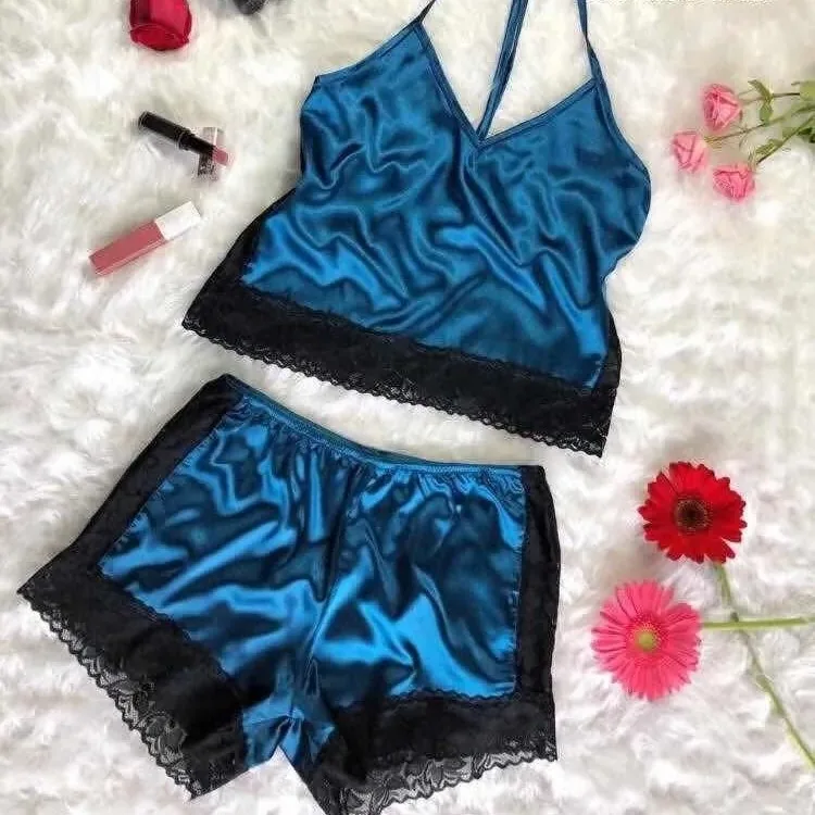Ensemble caraco et culotte en dentelle