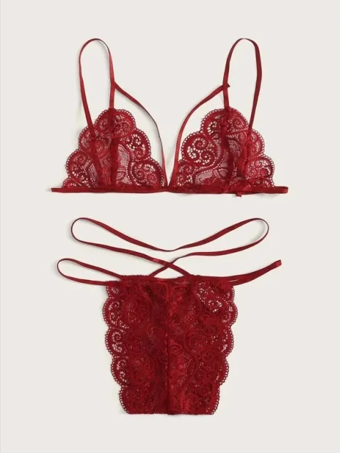 Dreiteiler-Set mit Cutouts ohne Bügel