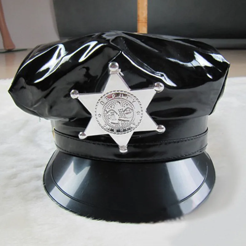 Set cappello costume da poliziotta e assistente di volo