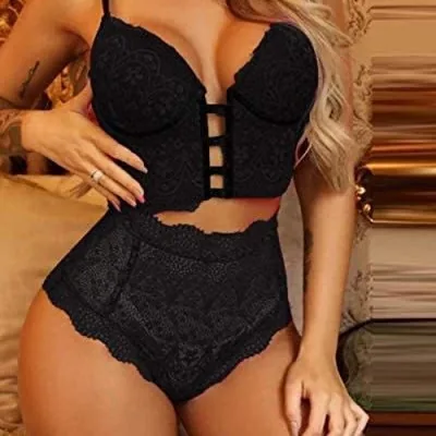 Underklädesset med camisole i spets
