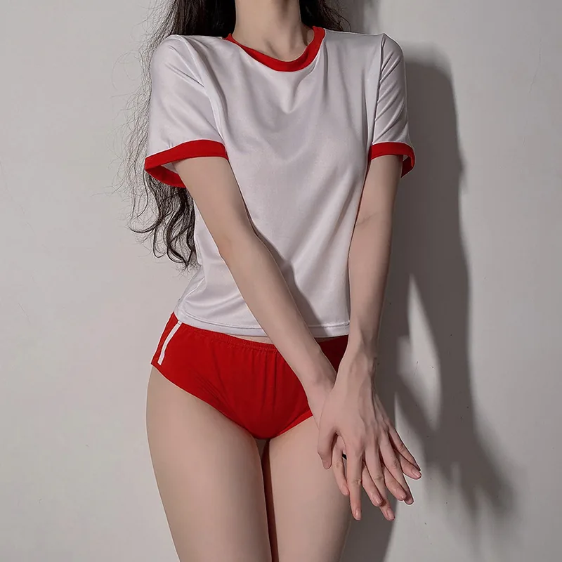 Conjunto desportivo de uniforme escolar japonês
