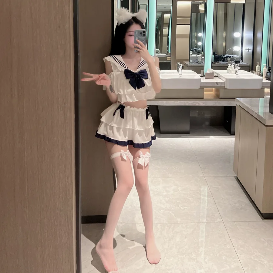 Ensemble costume de jeu de rôle écolière japonaise