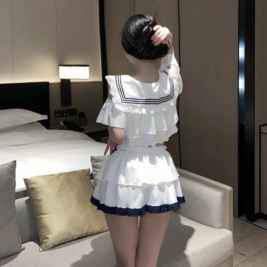 Ensemble costume de jeu de rôle écolière japonaise