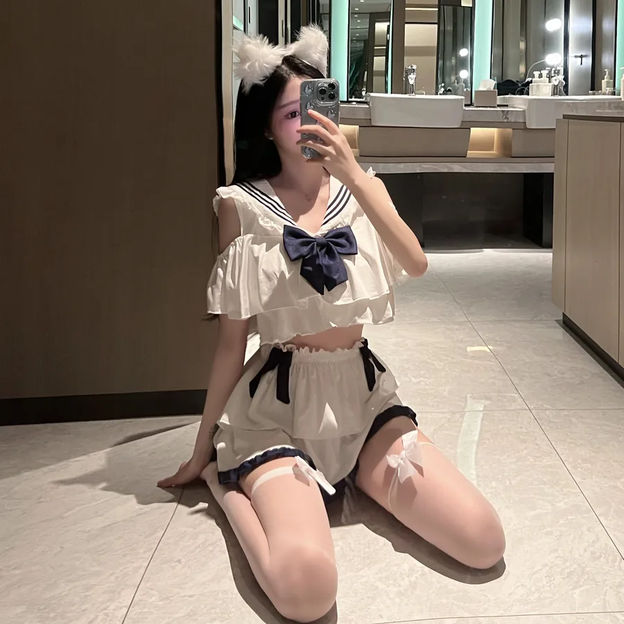 Ensemble costume de jeu de rôle écolière japonaise